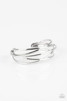 Modest Goddess - Silver - Paparazzi Cuff Bracelet #2625