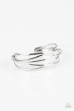 Modest Goddess - Silver - Paparazzi Cuff Bracelet #2625