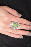 Paparazzi - Mega Mother Nature - Green Paparazzi Ring