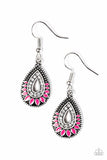 South Beach Sunsets - Pink - Paparazzi Earrings #656 (D)