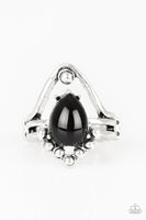 The Bold and The BEAD-iful - Black - Paparazzi Ring #4845