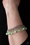 Paparazzi "Let Me SEA!" - Green Clasp Bracelet #3428 (D)