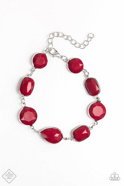 Carefree Spirit - Red - Paparazzi Clasp Bracelet Fashion Fix (D)