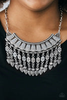 The Desert Is Calling - Silver - Paparazzi Necklace
