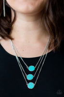 CEO of Chic - Blue - Paparazzi Necklace