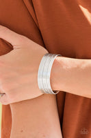 Absolute Amazon - Silver - Paparazzi Cuff Bracelet - Fashion Fix