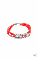 Mega Magnetic - Red - Paparazzi Magnetic Bracelet 2394(D)