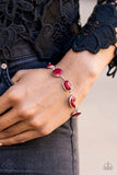 Carefree Spirit - Red - Paparazzi Clasp Bracelet Fashion Fix (D)