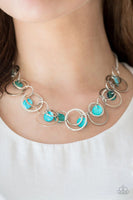 Paparazzi - A Hot SHELL-er - Blue Necklace
