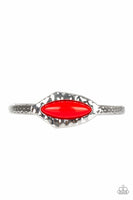 Mason Minimalism - Red - Paparazzi Stretchy Bracelet