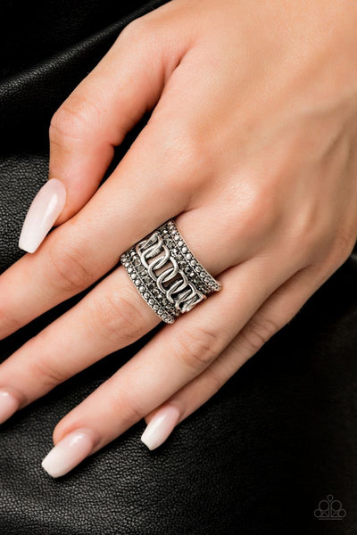 Out For The Count - Silver - Paparazzi Ring