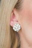 Par Pearl - White - Paparazzi Clip-On Earrings
