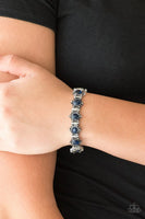 Strut Your Stuff - Blue - Paparazzi Stretchy Bracelet #4654 (D)