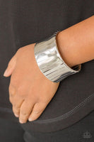 Urban Uptrend - Silver - Paparazzi Cuff Bracelet