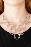 Ringing Off The Hook - Silver - Paparazzi Necklace