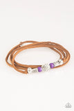 Clear A Path - Purple - Paparazzi Bracelet