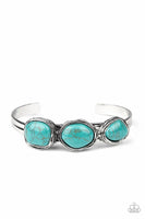 Stone Shop - Blue - Paparazzi Cuff Bracelet #4768 (D)