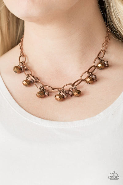 Lets Get This FASHION Show On The Road! - Copper - Paparazzi Necklace #1269