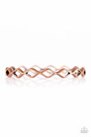 Industrial Movement - Copper - Paparazzi Bangle Bracelet