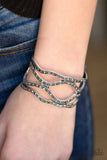 Speaks Volumes - Silver - Paparazzi Cuff Bracelet