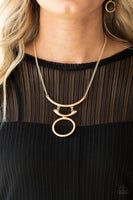 Walk Like An Egyptian - Gold - Paparazzi Necklace #1880 (D)