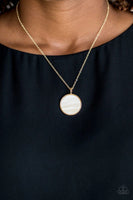 Paparazzi - Shimmering Seashores - Gold Necklace