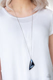 Ultra Sharp - Blue - Paparazzi Necklace