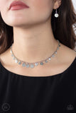 Minimal Magic - Silver - Paparazzi Choker Necklace