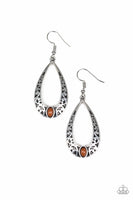 Colorfully Charismatic - Brown - Paparazzi Earrings