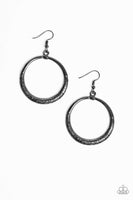 Modern Shimmer - Black - Paparazzi Earrings #2783 (D)