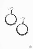 Modern Shimmer - Black - Paparazzi Earrings #2783 (D)