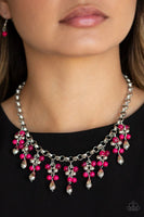 Travelling Trendsetter - Pink - Paparazzi Necklace