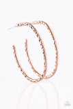 Rural Rambler - Copper - Paparazzi Hoop Earrings 4727(D)