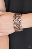 Cave CachePaparazzi - Cave Cache - Copper Stretchy Bracelet