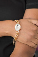 Paparazzi - Luxury Lush - Gold Clasp Bracelet