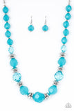 Dine and Dash - Blue - Paparazzi Necklace