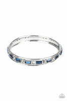 HEIR Toss - Blue - Paparazzi Bangle Bracelet