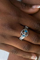 Oceanic Bliss - Blue - Paparazzi Ring #817