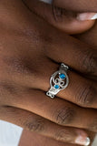 Oceanic Bliss - Blue - Paparazzi Ring #817
