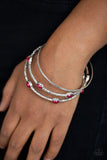 Bangle Belle - Red - Paparazzi Bangle Bracelet