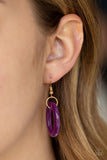 I Have A HAUTE Date - Purple - Paparazzi Acrylic Necklace #717 (D)