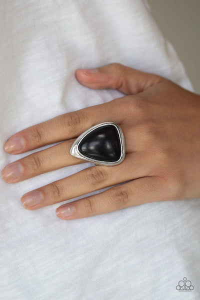 Paparazzi - Stone Scene - Black Ring