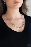 Move It On Over - Silver - Paparazzi Necklace