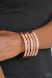 Paparazzi - Big Time Shine - Copper Cuff Bracelet