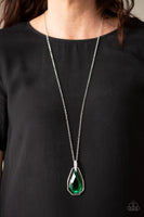 Paparazzi - Maven Magic - Green Necklace
