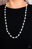 Behind The Scenes - White - Paparazzi Necklace #4253 (D)