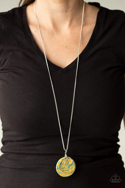 Sahara Equinox - Yellow - Paparazzi Necklace