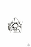 Ask For Flowers - White - Paparazzi Ring