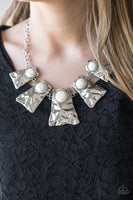 Cougar - White - Paparazzi Necklace #525