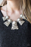 Cougar - White - Paparazzi Necklace #525